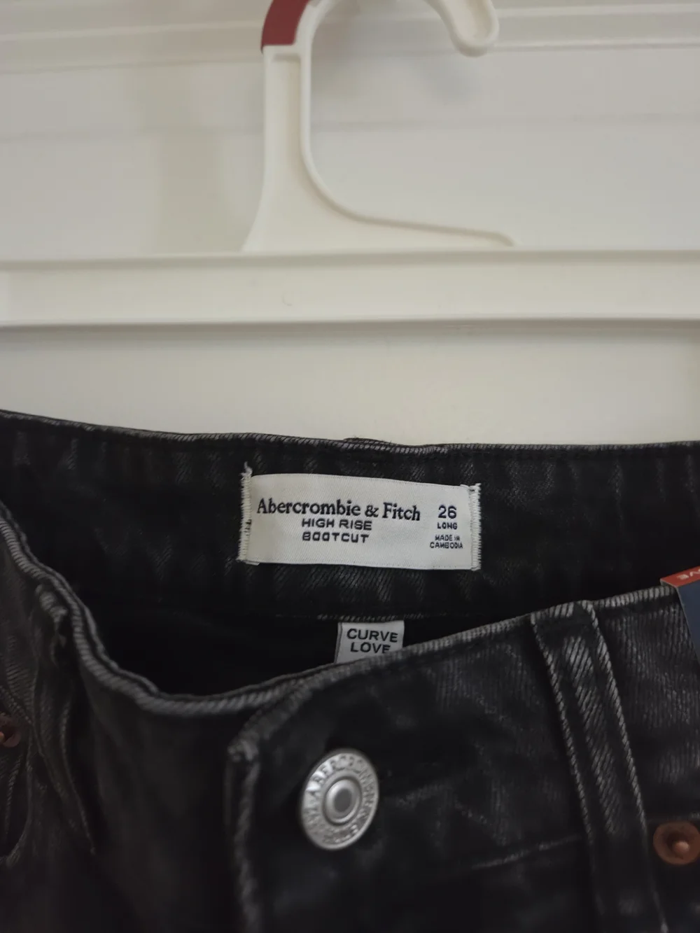 NWT Abercrombie Women's Curve Love High Rise Bootcut Jean